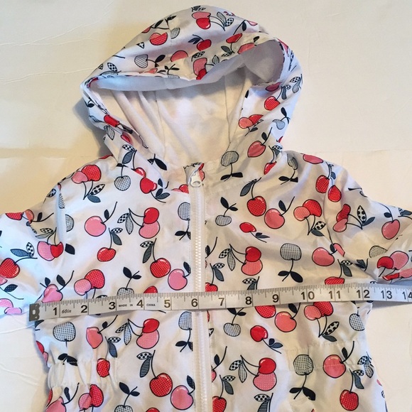 Girls wonder nation white cherry spring jacket - Picture 6 of 13